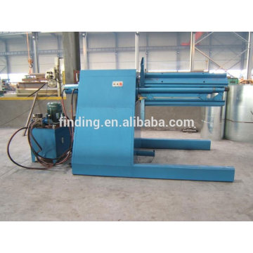 hydraulic steel coil decoiler in tile making machine/decoiler for slitting line